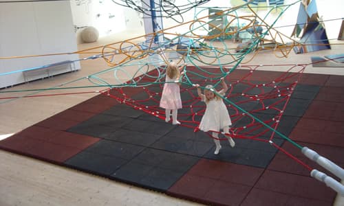 Impact-absorbing safety tiles engineered for playgrounds and recreational areas. Designed to meet global fall height safety standards, ErgoPlay ensures child-safe surfaces with vibrant color options and long-term durability.